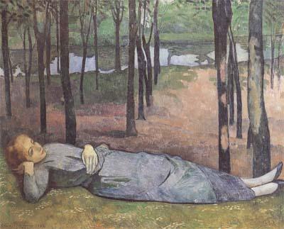 Emile Bernard Madeleine in the Bois d'Amour (mk06) France oil painting art
